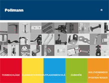 Tablet Screenshot of pollmann.de